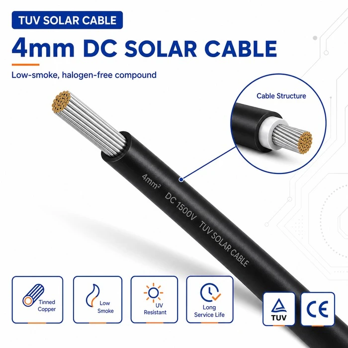 4mm DC Solar Cable