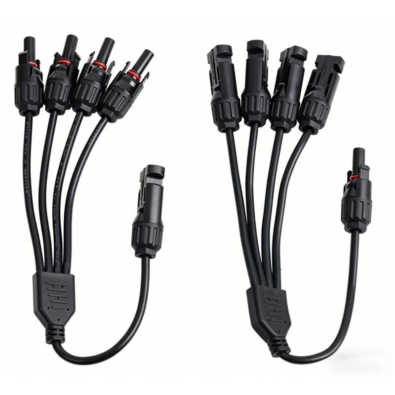 MC4 Y Branch Connector 4 To 1