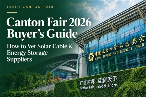 Canton Fair 2026 Buyer's Guide: How To Vet Solar Cable & Energy Storage Suppl...