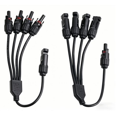 MC4 Y Branch Connector 4 To 1